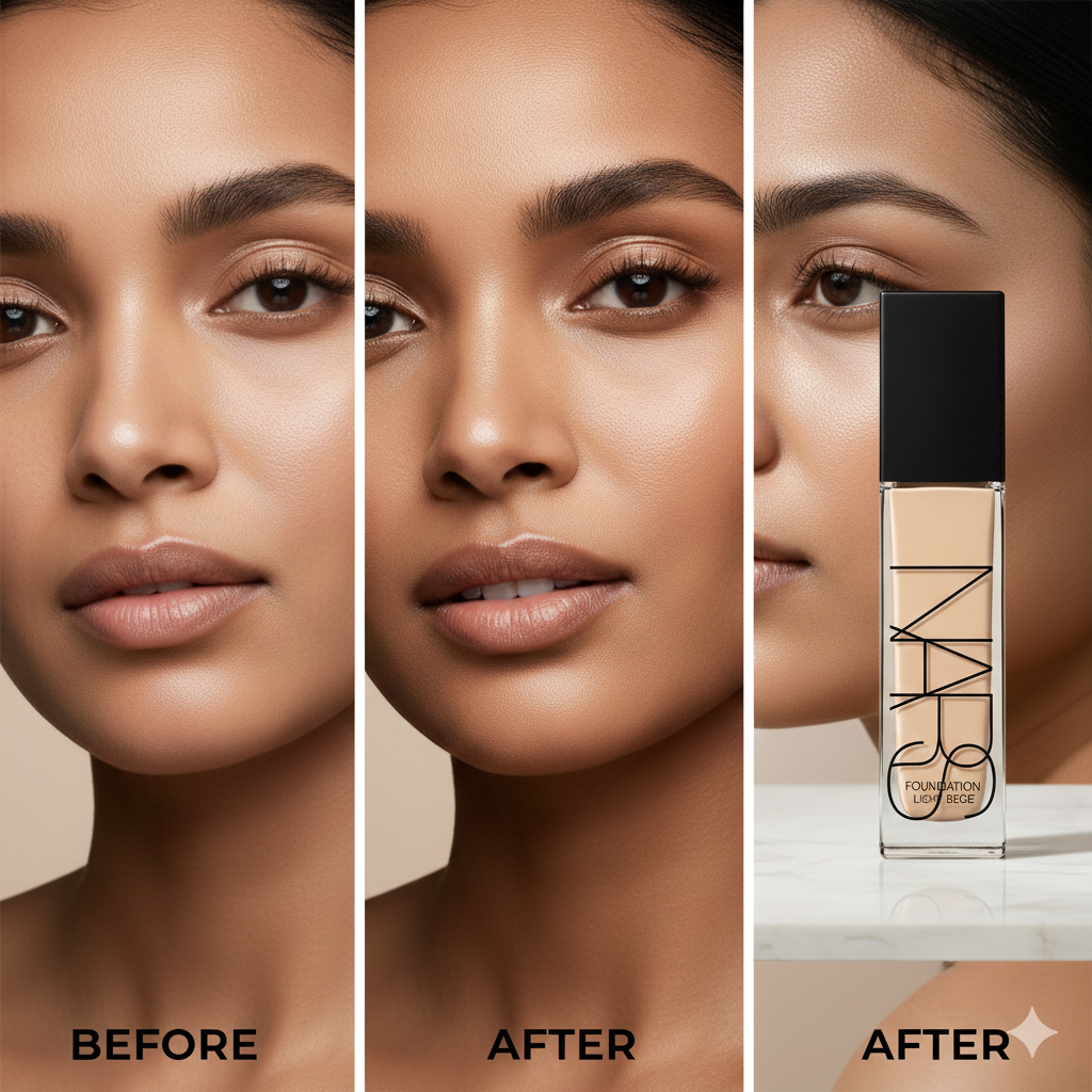 NARS Light Reflecting Foundation – Light Shades (Oslo • Yukon • Mont Blanc)